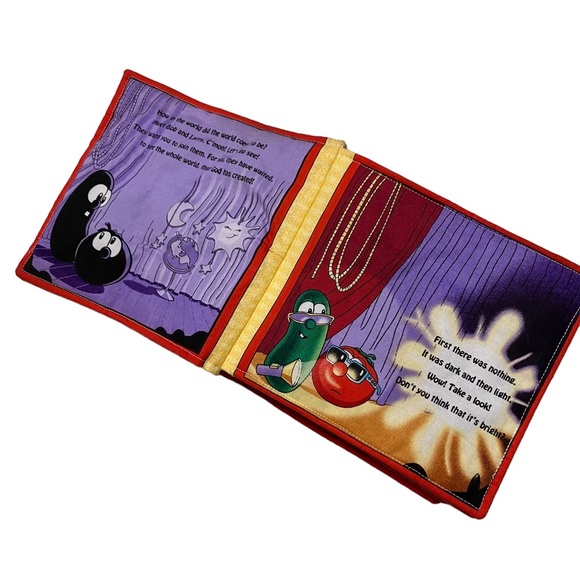 VeggieTales How In The World? Cloth Plush Book - Picture 2 of 8